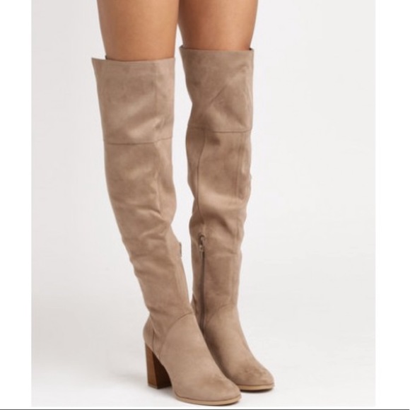 Friday Night Block Heel Over The Knee Boot - Picture 2 of 8